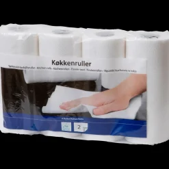 Abena køkkenrulle 2-lags 14,4m x 22cm 4 ruller* Rengøringsartikler|Tilbehør Til Kontor Og Værksted