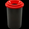 Affaldsspand eco 50 liter, rød låg* Affaldssortering|Tilbehør Til Kontor Og Værksted