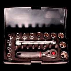 Bato Nordic Bato 1/4" topnøglesæt 23 dele* Værktøjsnøgler