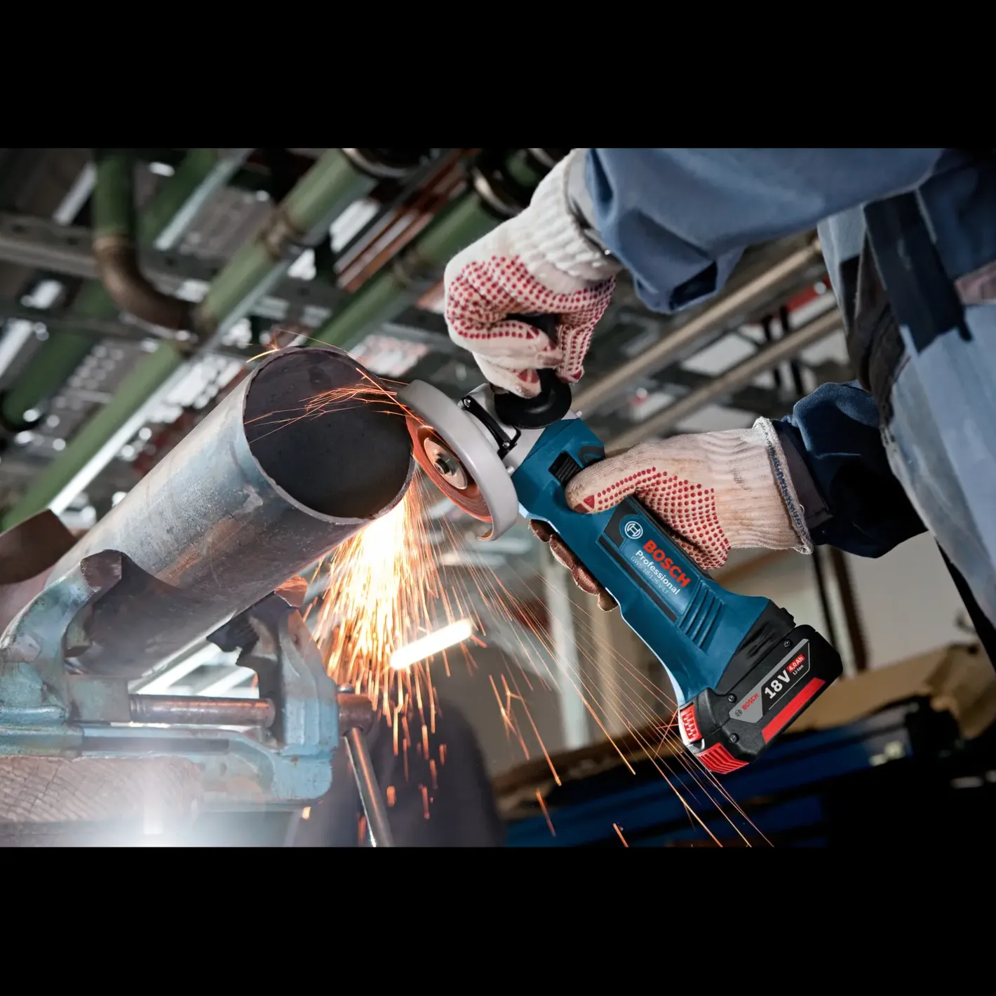 Bosch AdvancedGrind 18V akku vinkelsliber solo (uden batteri og lader)* Vinkelslibere