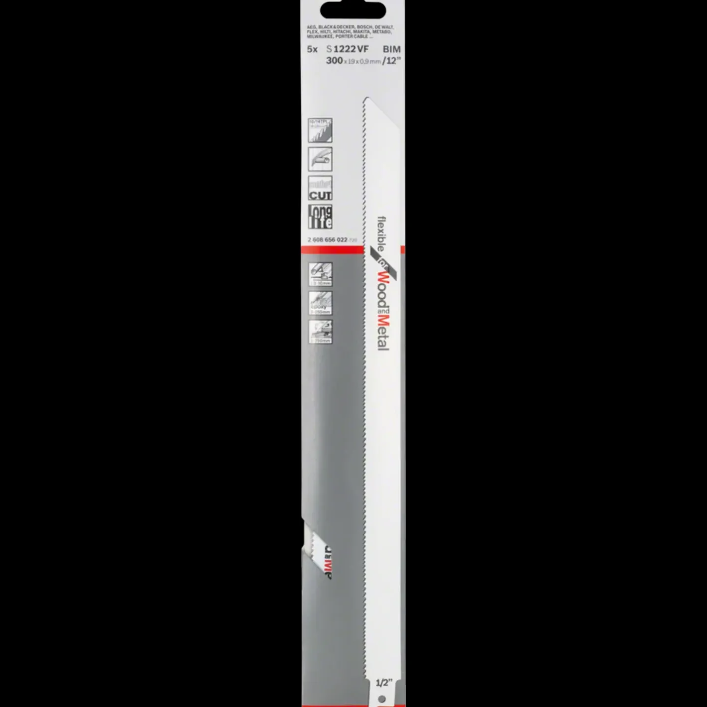 Bosch gør det selv Bosch Bajonetsavklinge S 1222 VF* Bajonetsavklinger