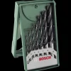 Bosch Professional Bosch borsæt træ Ø3-10 mm. X-Line 7 dele* Bor- Og Borsæt