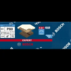 Bosch Expert C470 sliberondeller til excentersliber Ø150 mm korn 180, 50 stk* Sliberondeller Og Slibeark