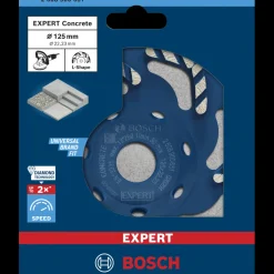 Bosch gør det selv Bosch EXPERT Concrete diamantslibehoved, 125x22,23x4,5 mm* Klinger Til Vinkelslibere