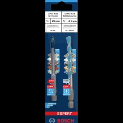 Bosch gør det selv Bosch EXPERT HEX-9 Hard Ceramic + HEX-9 Multi Construction bor, 6 mm* Bor- Og Borsæt