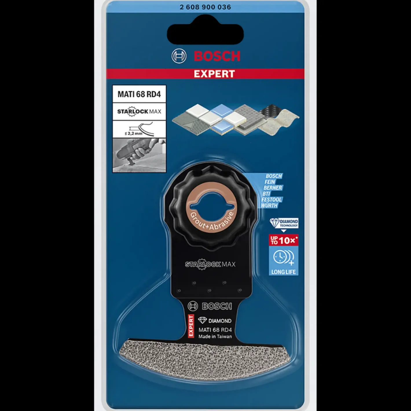 Bosch Professional Bosch Expert Mati 68 RD4 diamant segment multicutterklinge 68x30 mm* Multicutter-Klinger