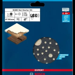 Bosch gør det selv Bosch EXPERT M480-startsæt til excenterslibere 150 mm, 7 stk.* Sliberondeller Og Slibeark