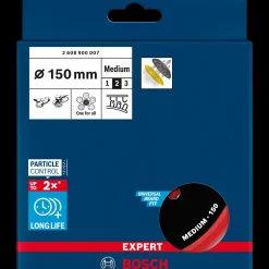 Bosch gør det selv Bosch EXPERT Multihole-slibeskive Universal, 150 mm, Medium* Sliberondeller Og Slibeark