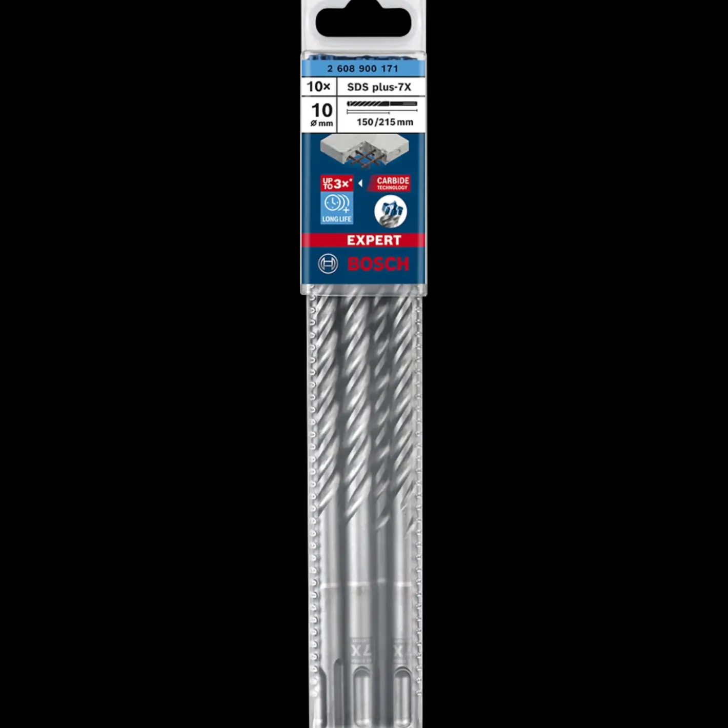 Bosch Expert SDS PLUS-7X hammerbor Ø6x100/165 mm* Bor- Og Borsæt