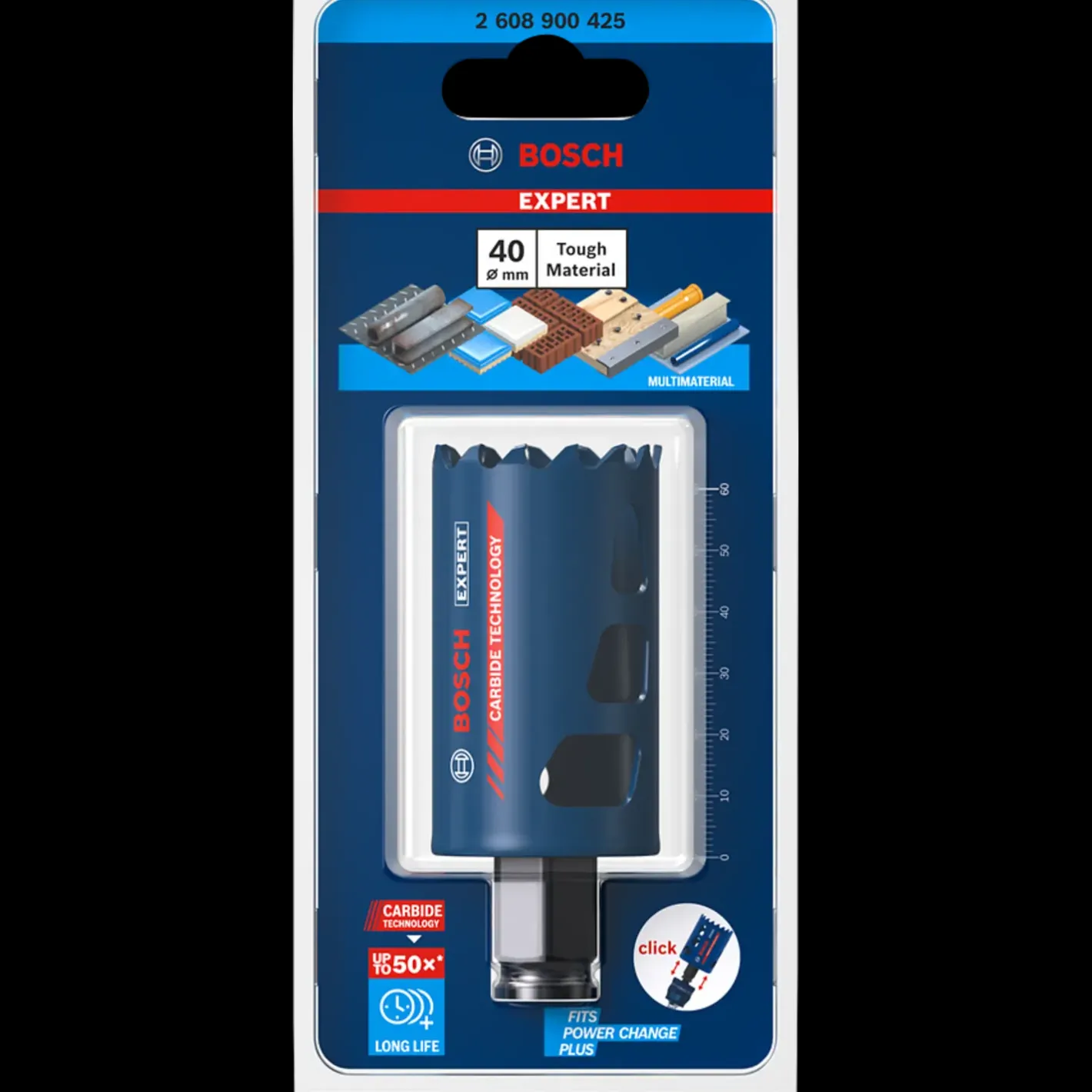 Bosch Expert tough material hulsave til slagboremaskiner Ø40 mm* Hulsave