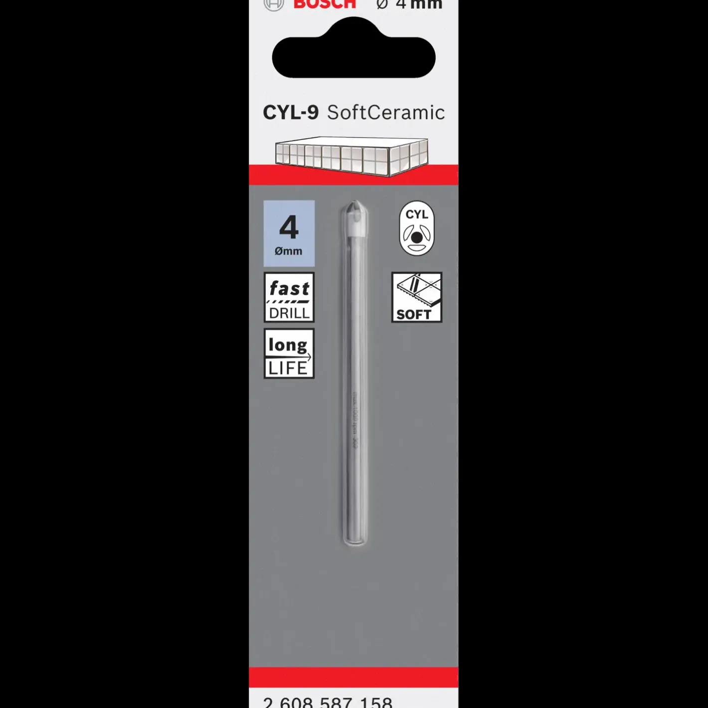 Bosch gør det selv Bosch Flisebor CYL-9 Ceramic 4x70 mm* Bor- Og Borsæt