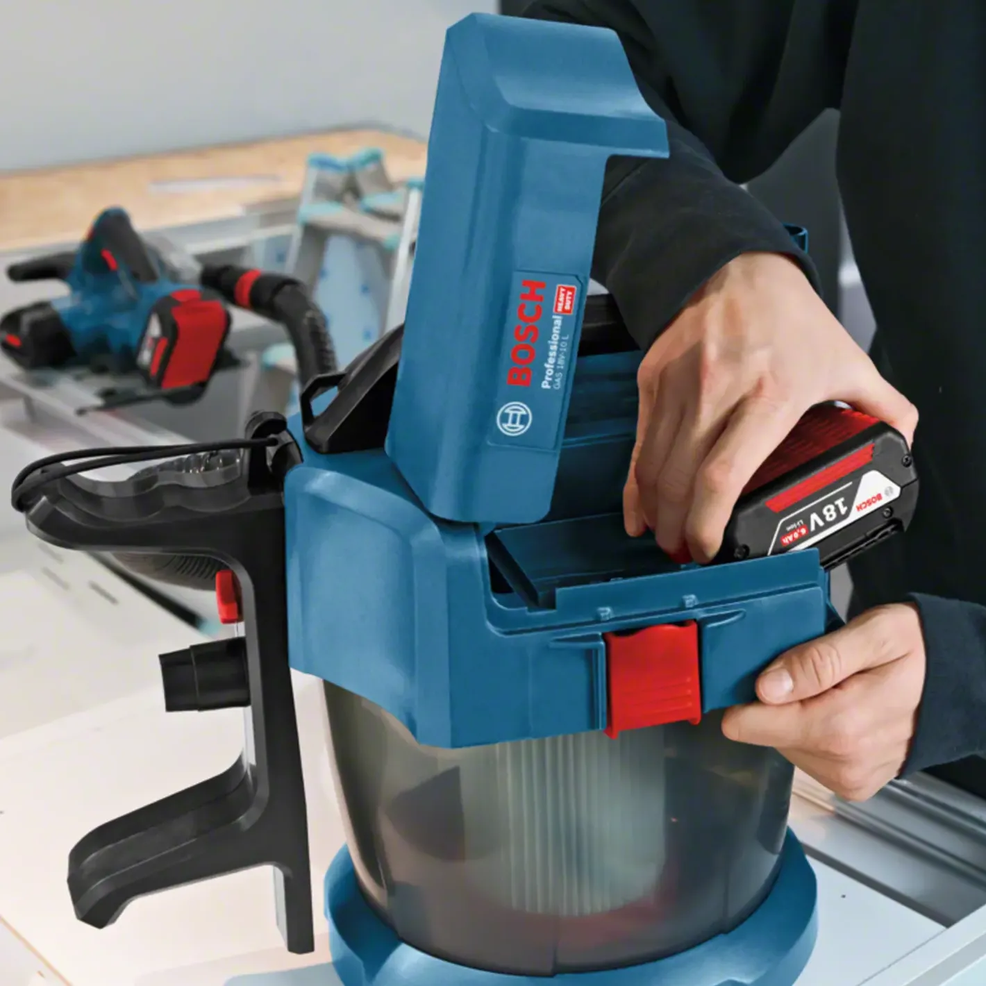 Bosch Professional Bosch GAS 18V-10 L akku støvsuger inkl. tilbehør* Støvsugere