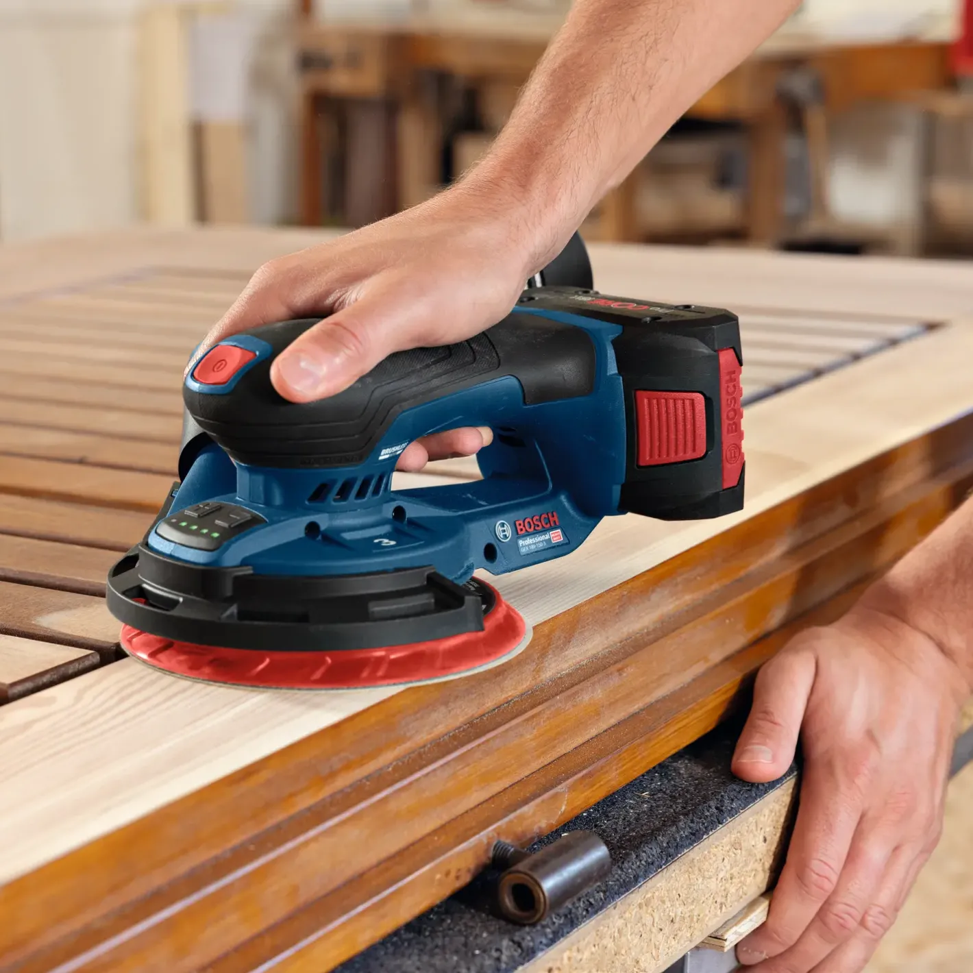 Bosch Professional Bosch GEX 18V-150-3 Professional excentersliber solo* Excenterslibere