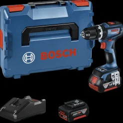 Bosch Professional Bosch GSB 18V-90 C slagboremaskine inkl. 2x5.0 Ah batteri, lader og kuffert* Bore- Og Skruemaskiner