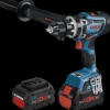 Bosch Professional Bosch GSR 18V-150 C bore-/skruemaskine 2X8 Ah batteri, lader og L-BOXX* Bore- Og Skruemaskiner