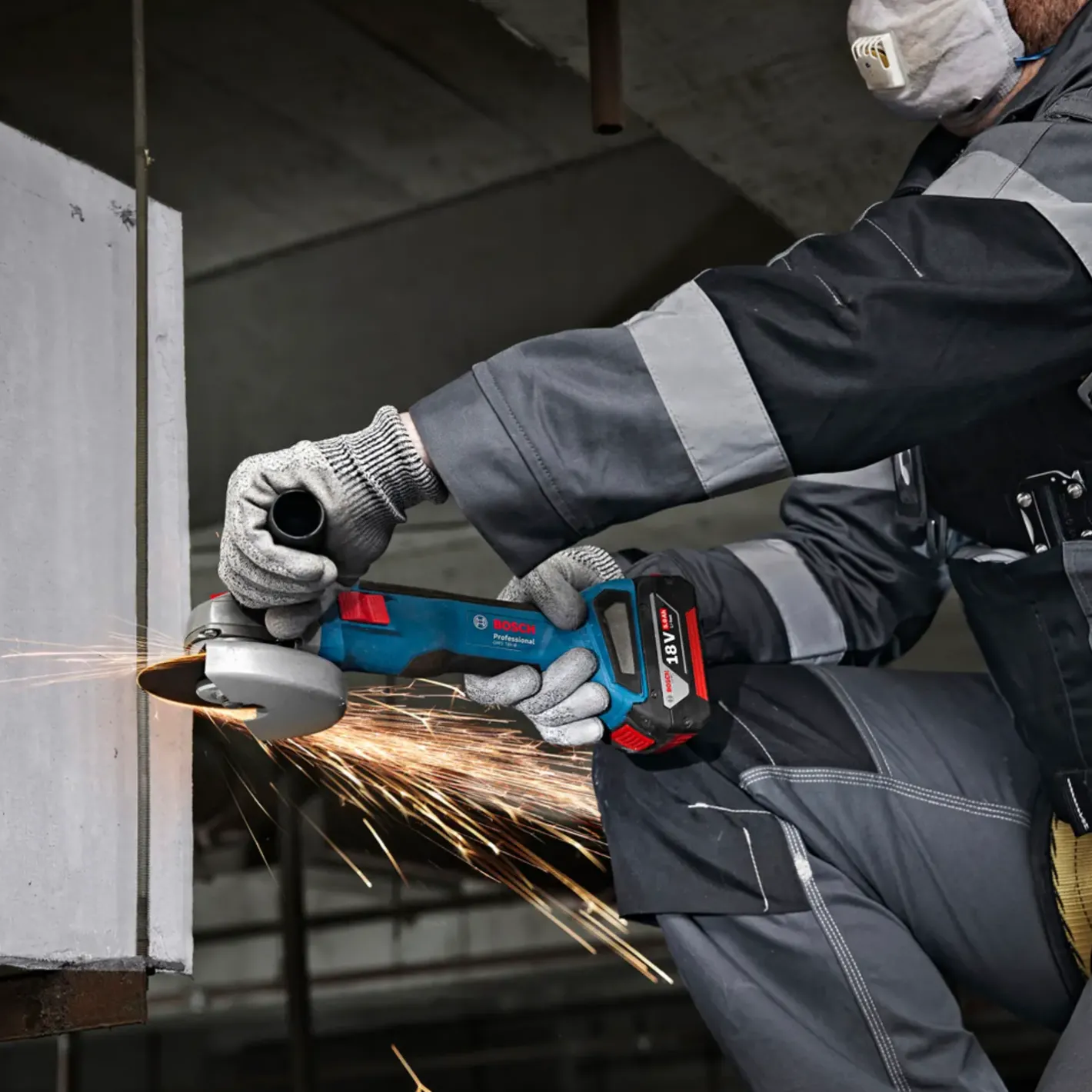 Bosch Professional Bosch GWS 18V-8 Professional vinkelsliber solo* Vinkelslibere