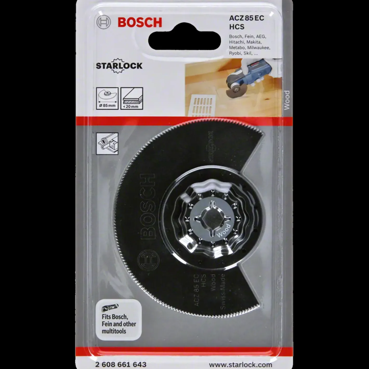 Bosch gør det selv Bosch HCS-segmentsavklinge ACZ 85 EC Wood* Multicutter-Klinger