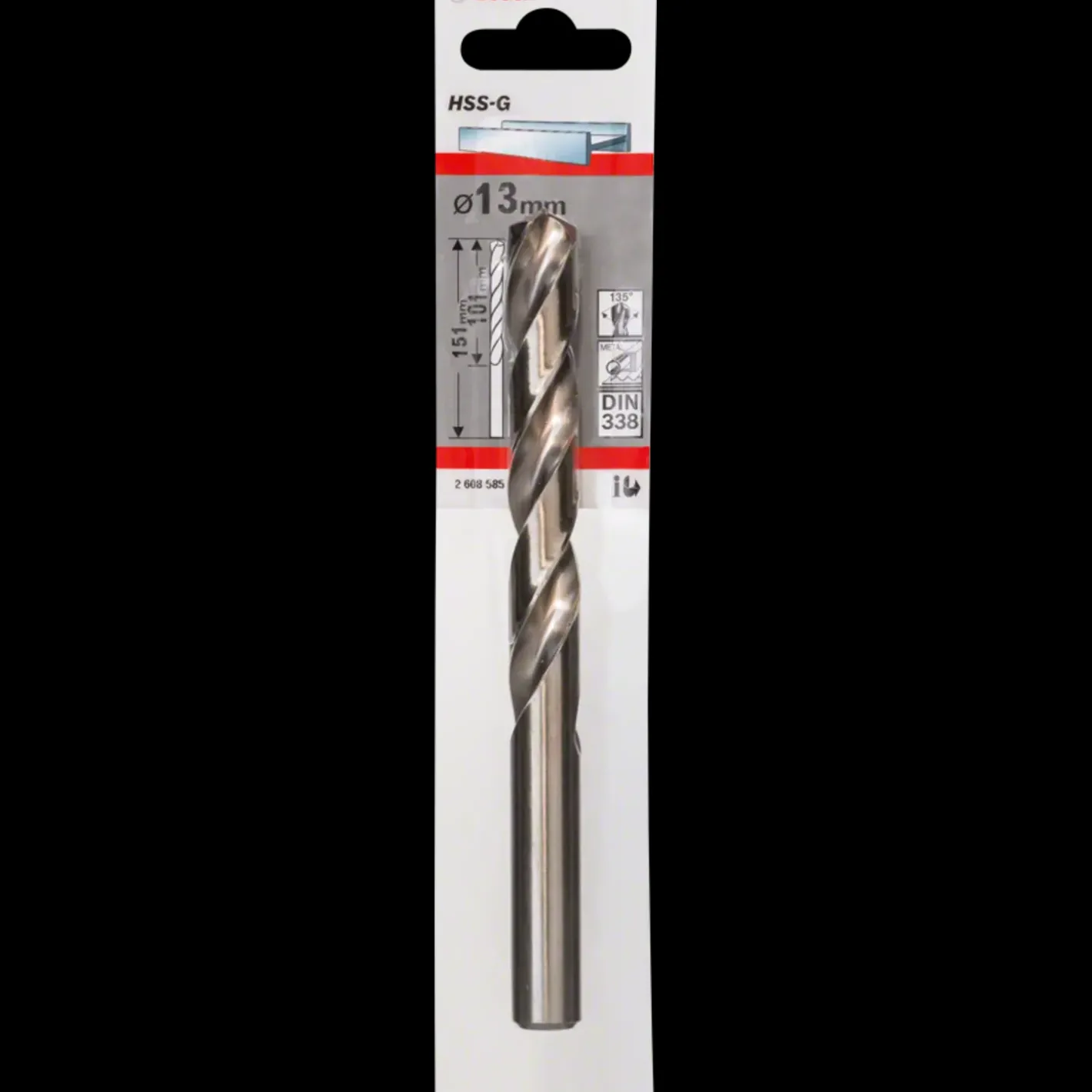 Bosch gør det selv Bosch Metalbor HSS-G, DIN 338 13x151 mm* Bor- Og Borsæt