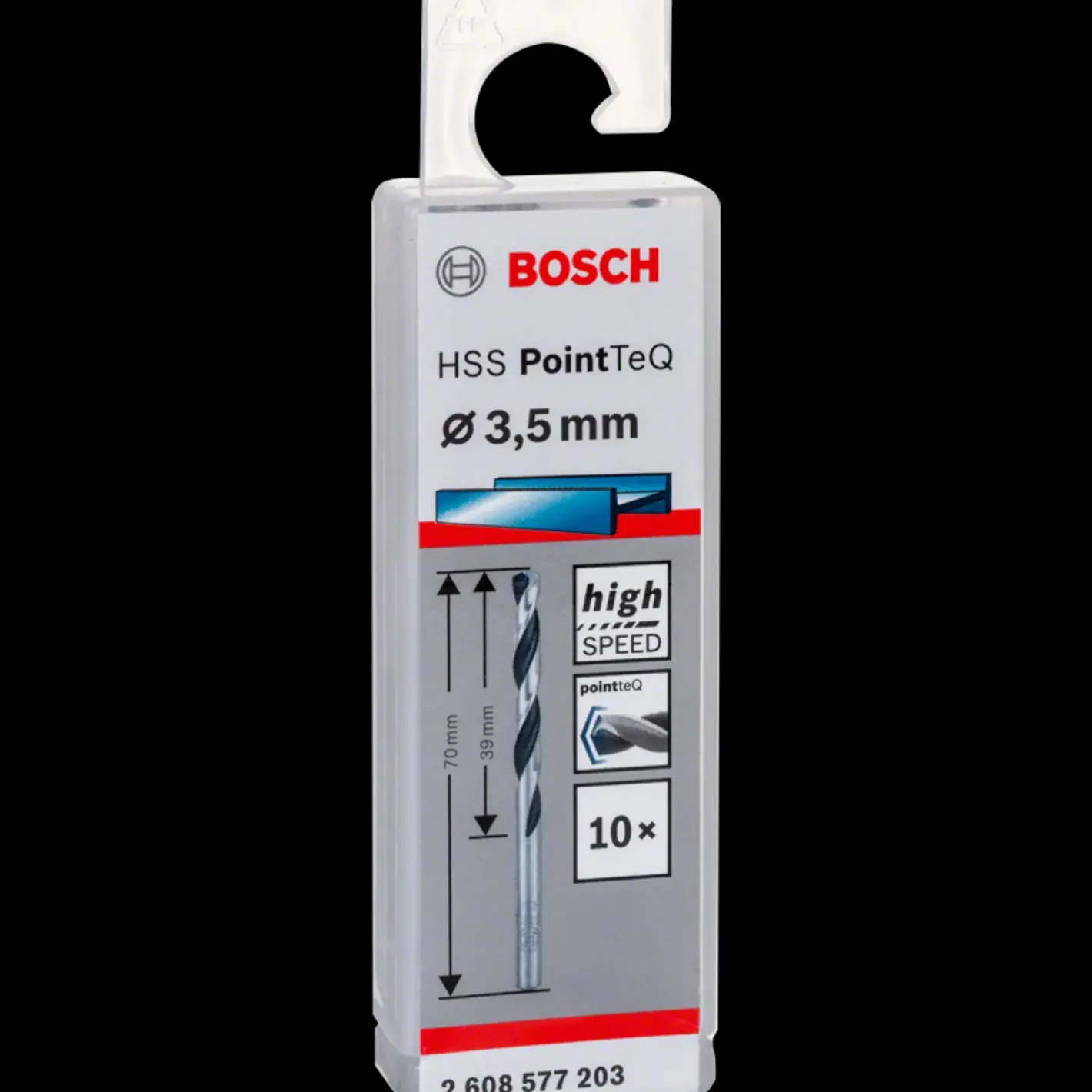 Bosch Professional Bosch Pointteq HSS-spiralbor 3,5 mm 10 stk.* Bor- Og Borsæt
