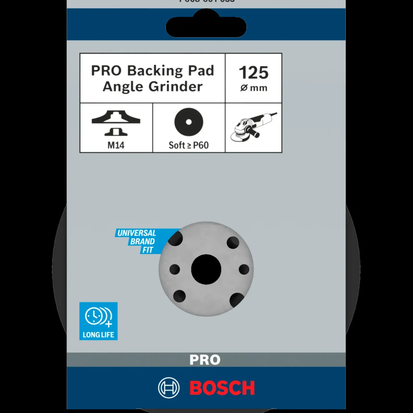 Bosch gør det selv Bosch PRO bagskive, blød, 125 mm, M14, blød* Klinger Til Vinkelslibere