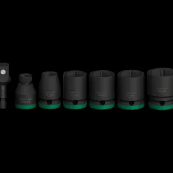 Bosch Professional Bosch PRO Impact Socket Set med adapter, 1/2", standard, 7 stk.* Bits- Og Bitssæt