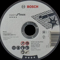 Bosch gør det selv Bosch PRO limet skæreskive i rustfrit stål og metal, 125x1,6x22,23 mm, lige, oSa* Klinger Til Vinkelslibere