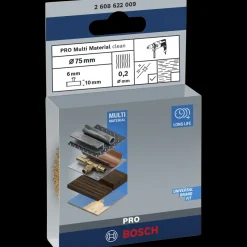 Bosch gør det selv Bosch PRO Multi Material clean skivestålbørste, lige skaft, 75x0,2 mm* Stålbørster Til Boremaskiner
