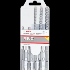 Bosch gør det selv Bosch PRO SDS plus-5X hammerbor sæt, 5/6/6/8/10 mm, 5 pcs* Bor- Og Borsæt