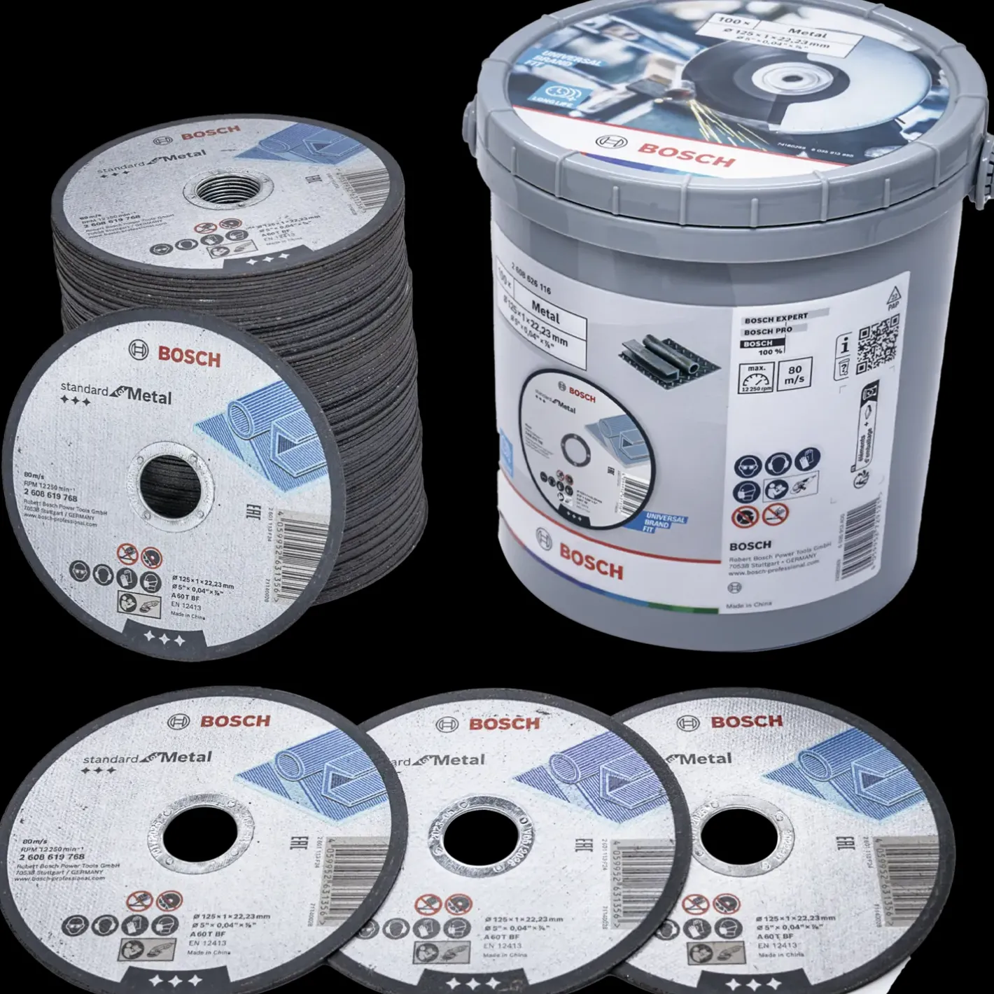 Bosch Professional Bosch skæreskive metal 125X1 mm 100 stk.* Klinger Til Vinkelslibere