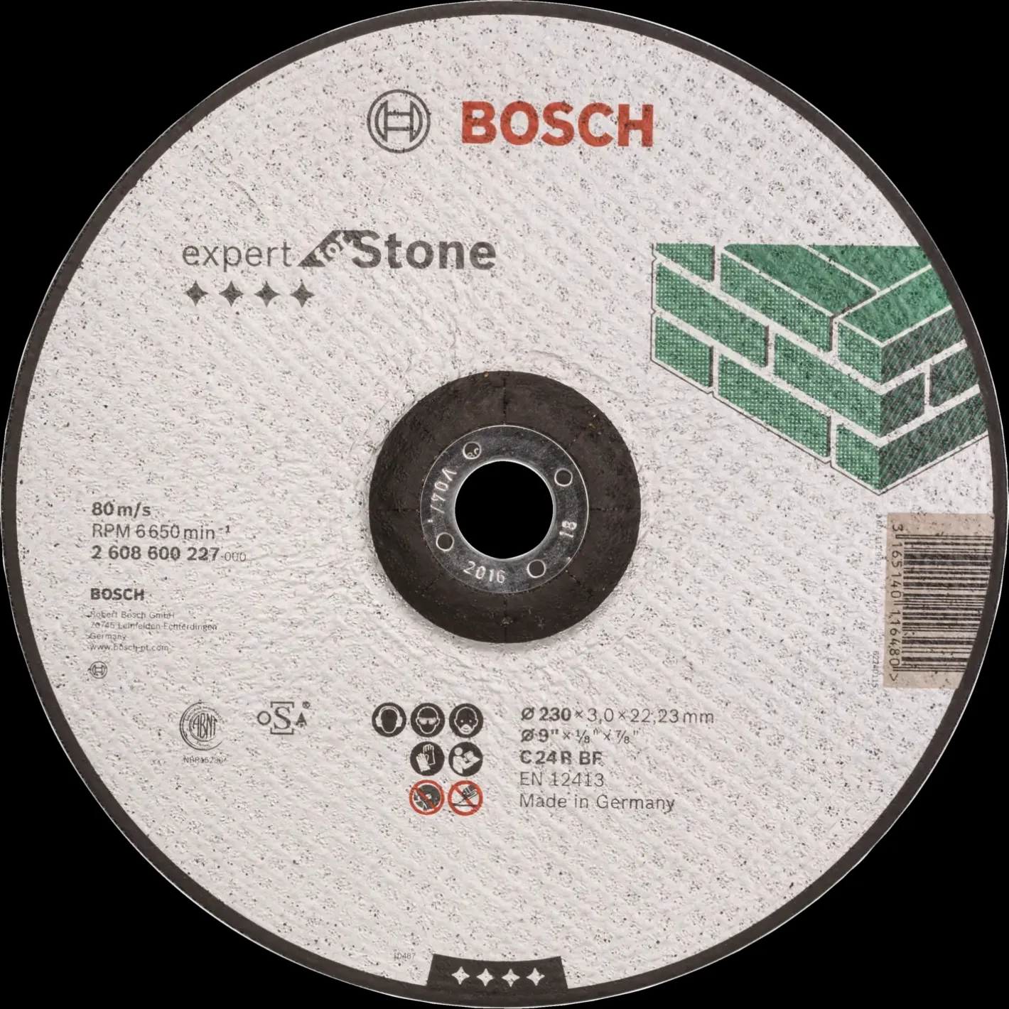 Bosch Professional Bosch skæreskive sten Ø230 mm C24R BF* Klinger Til Vinkelslibere