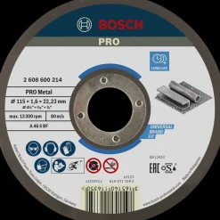 Bosch Professional Bosch Skæreskive 115x1,6 Metal* Klinger Til Vinkelslibere