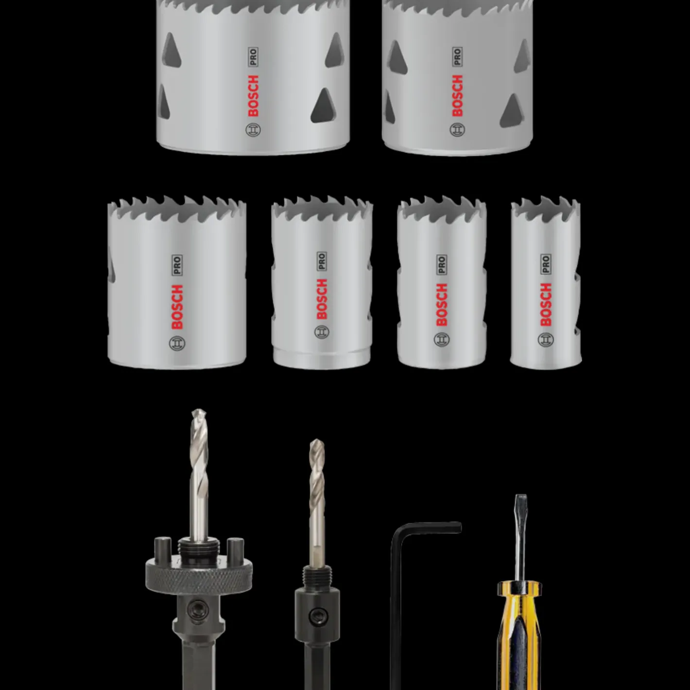 Bosch Professional Bosch ST Multi Bimetal hulsavsæt 15 dele 19-76 mm* Hulsave