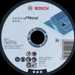 Bosch Professional Bosch Standard for Metal Lige skæreskive 125 mm, 22,23 mm* Klinger Til Vinkelslibere