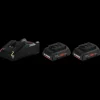 Bosch Professional Bosch startersæt 2x ProCORE 18V 4.0Ah + hurtiglader* Batterier Og Opladere