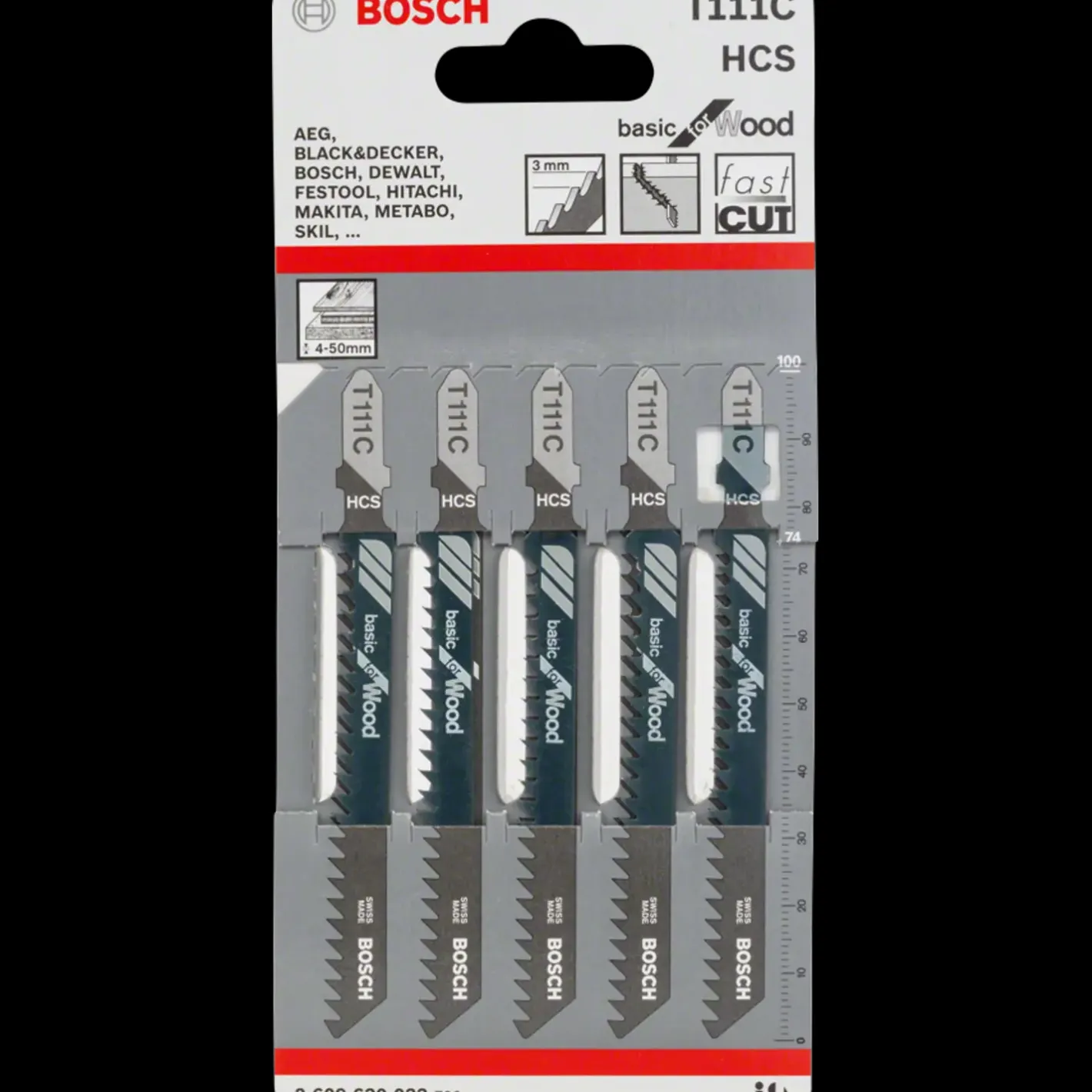 Bosch gør det selv Bosch Stiksavklinge T 111 C 100 mm* Stiksavs-Klinger