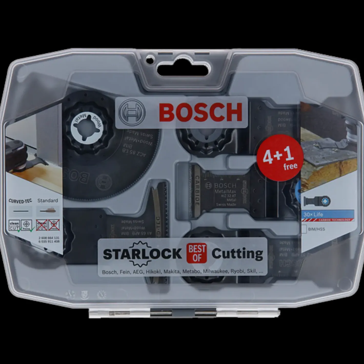 Bosch gør det selv Bosch Træ- og metalskæresæt til multiværktøj, 5 dele* Multicutter-Klinger