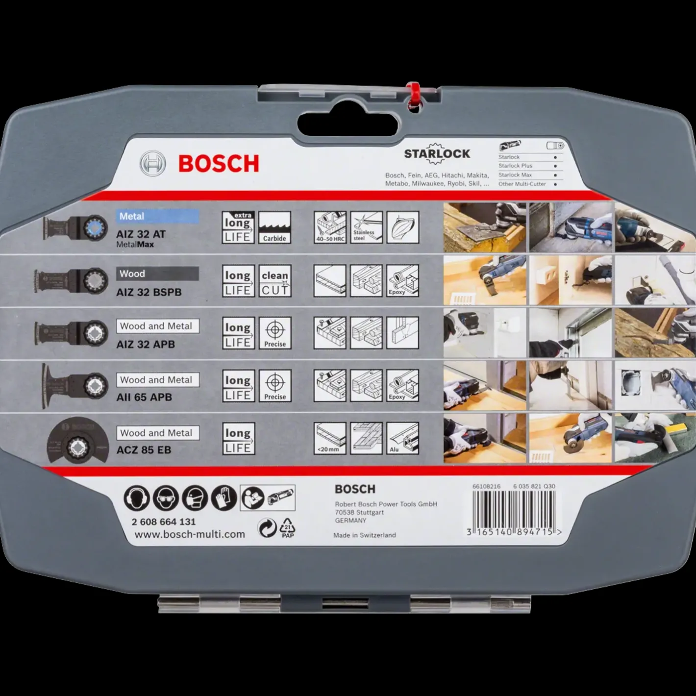 Bosch gør det selv Bosch Træ- og metalskæresæt til multiværktøj, 5 dele* Multicutter-Klinger