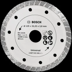 Bosch Turbo diamantskæreskive Ø115 mm* Klinger Til Vinkelslibere