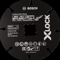Bosch Professional Bosch X-Lock Carbide Multi Wheel skæreskive 125x1 mm* Klinger Til Vinkelslibere