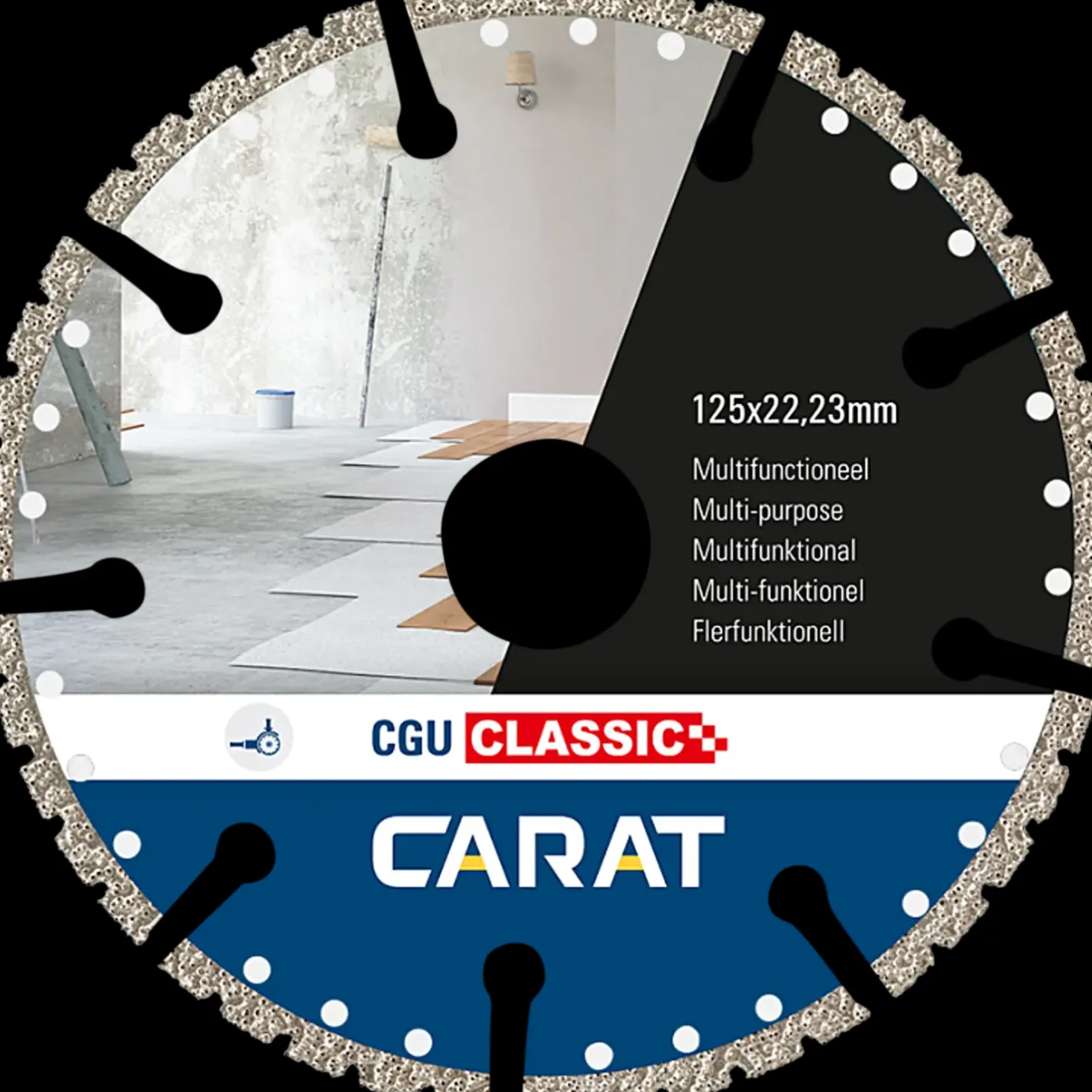 Carat CGU Classic multiklinge Ø125 mm* Klinger Til Vinkelslibere