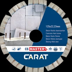 Carat CS diatex laser diamantklinge beton standard Ø125 mm* Klinger Til Vinkelslibere