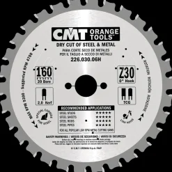 CMT savklinge dry-cut 160x2,6x20 mm Z30* Rundsavklinger