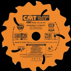 CMT savklinge m/diamantskær til fibercement 160x2,4x20 Z10F* Rundsavklinger