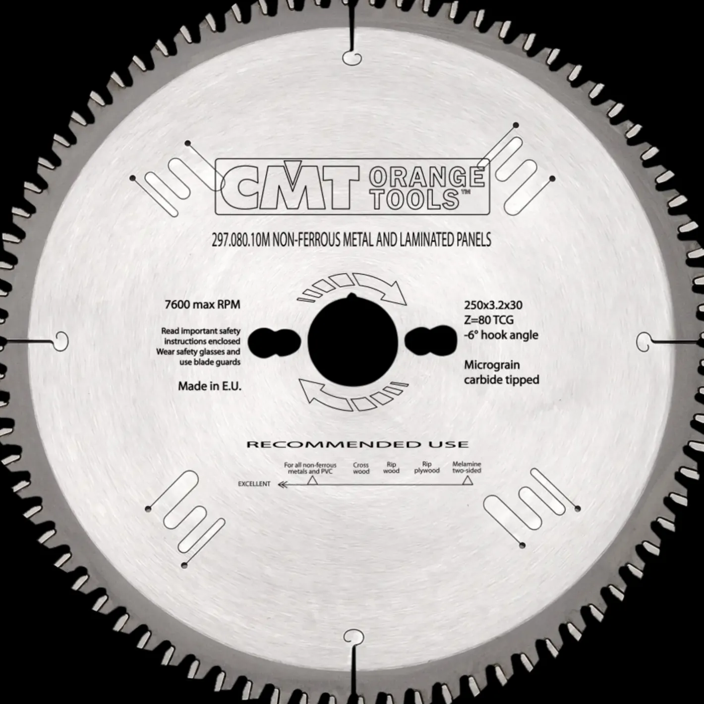 CMT savklinge 216x2,8x30 mm. Z64 NE neg.* Rundsavklinger