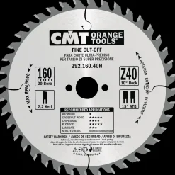 CMT savklinge 160x2,2x20 mm Z40W* Rundsavklinger