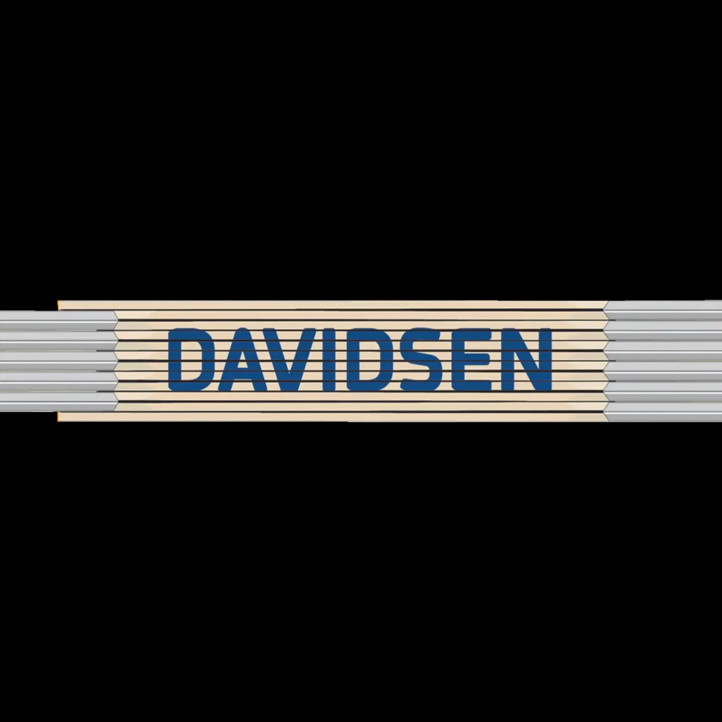 Davidsen meterstok 12-Led 2 m* Måleværktøj Og Opmærkning