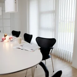 Debel lamelgardin komplet Line, hvid 150x250 cm.* Gardiner|Tilbehør Til Kontor Og Værksted