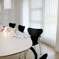 Debel lamelgardin komplet Line, hvid 150x250 cm.* Gardiner|Tilbehør Til Kontor Og Værksted