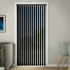 Debel lamelgardin komplet Line, sort 100x250 cm.* Gardiner|Tilbehør Til Kontor Og Værksted