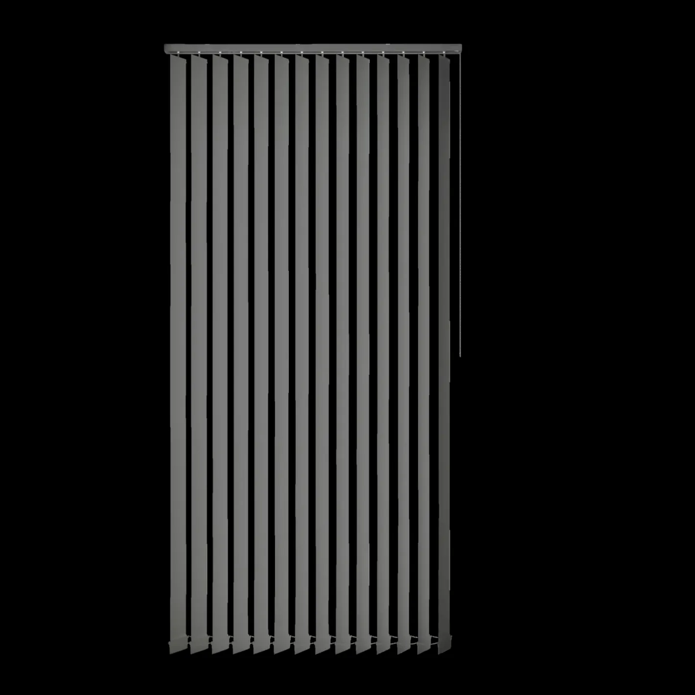 Debel lamelgardin komplet Line, grå 100x250 cm.* Gardiner|Tilbehør Til Kontor Og Værksted